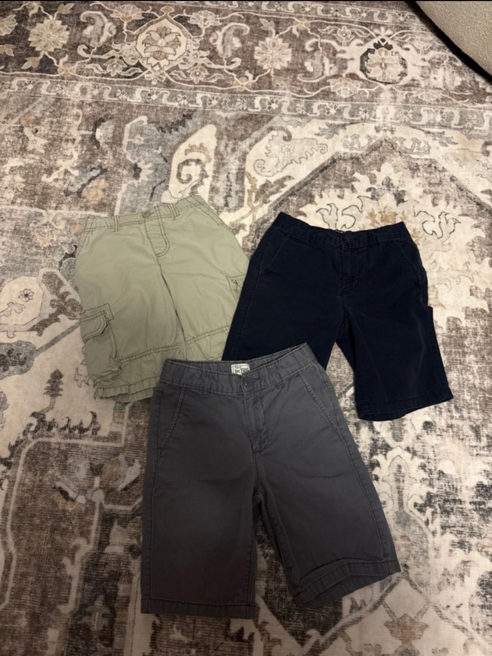 Boys Cargo and Pull-On Shorts Size 8